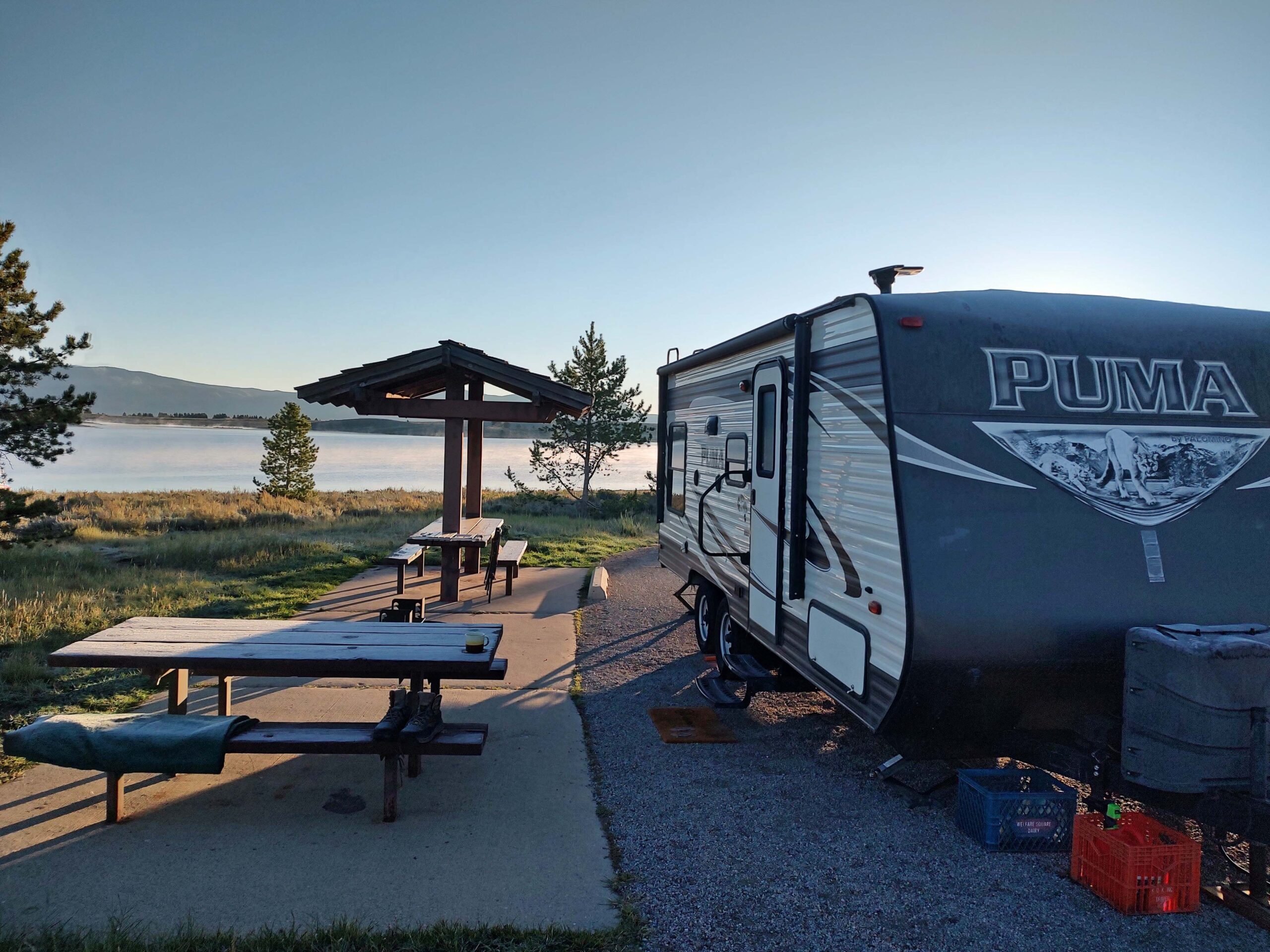Frost on the Picnic Table by David Tall Frost on the Picnic Table